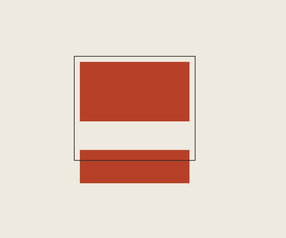Selected version. The outline stays unbroken.